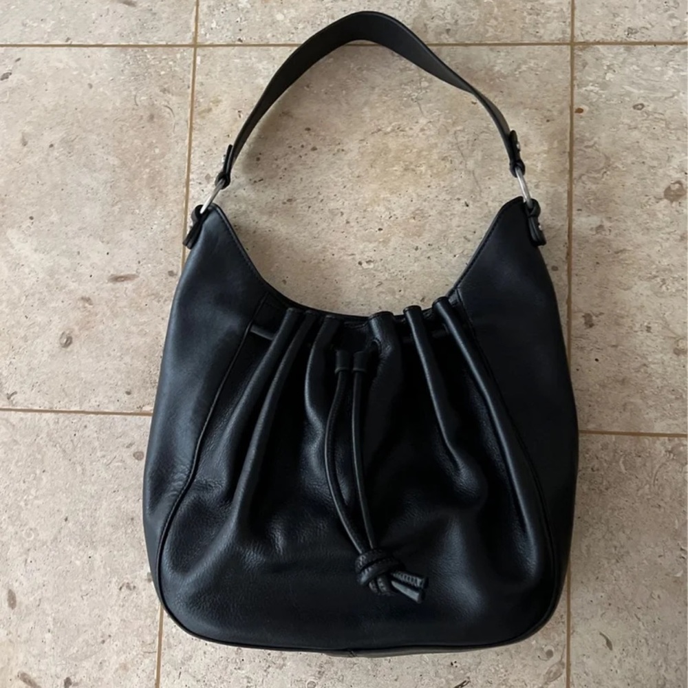 Treasure & Bond black genuine Cow leather purse